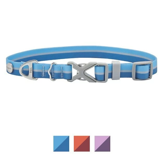 Frisco Outdoor Two Tone Waterproof Stinkproof PVC Harness, River Blue, Small, Neck: 14 to 19-in, Girth: 16 to 23-in + Dog Collar, River Blue, Small - Neck: 10½-14-in, Width: 5/8-in 8 Frisco Outdoor Two Tone Waterproof Stinkproof PVC Harness, River Blue, Small, Neck: 14 to 19-in, Girth: 16 to 23-in + Dog Collar, River Blue, Small - Neck: 10½-14-in, Width: 5/8-in - Image 6