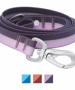 Frisco Outdoor Two Toned Waterproof Stink Proof PVC Collar, Boysenberry Purple, Small - Neck: 10½14-in, Width: 5/8-in + Dog Leash, Boysenberry Purple, Small - Length: 6-ft, Width: 5/8-in -Pet Food Gear Shop 319416 PT5. SY630 V1631157082