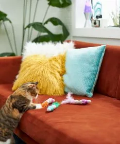 Frisco Retro Game Over Scratcher Toy + Retro Lava Lamp Plush Cat Toy with Catnip, 3 count -Pet Food Gear Shop 319494 PT6. SY630 V1630619180