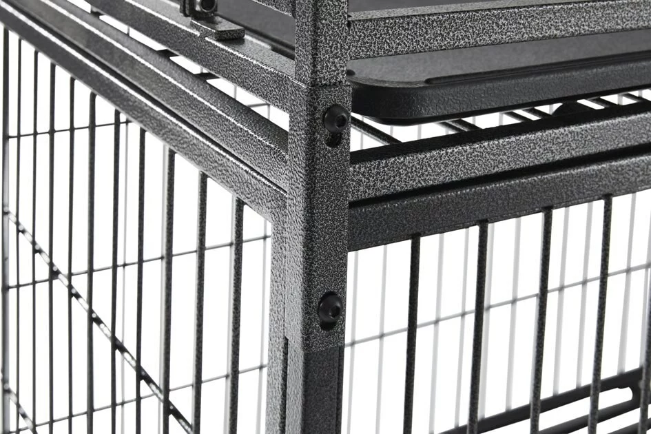 Frisco Ultimate Lightweight Heavy Duty Foldable & Stackable Steel Metal Single Door Dog Crate 9 Frisco Ultimate Lightweight Heavy Duty Foldable & Stackable Steel Metal Single Door Dog Crate - Image 7