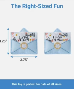 Frisco Mother's Day Card Felt Cat Toy with Catnip, 2 count -Pet Food Gear Shop 327025 PT1. SY630 V1647618085