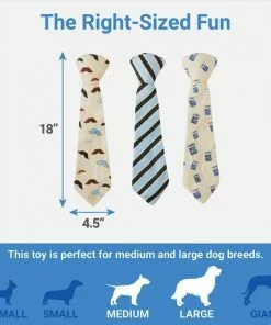 Frisco Ties Plush Dog Toy, 3 count -Pet Food Gear Shop 327043 PT1. SY630 V1648563985