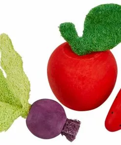 Frisco Small Pet Wooden Fruit Assortment Chew Toy