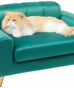 Frisco Elevated Art Deco Dog & Cat Sofa Bed with Removable Cover -Pet Food Gear Shop 331621 PT2. SY630 V1643927253