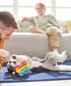 Frisco Pride My Dads Love Me Plush Squeaky Dog Toy -Pet Food Gear Shop 331648 PT3. SY630 V1647355984