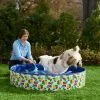 Frisco Outdoor Dog Swimming Pool, Hawaiian Print -Pet Food Gear Shop 331651 MAIN. SY630 V1646178552