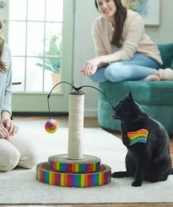 Frisco Pride Interactive Cat Scratcher Toy with Catnip -Pet Food Gear Shop 331692 PT3. SY630 V1647355666