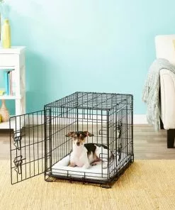 Frisco Fold & Carry Double Door Collapsible Wire Dog Crate