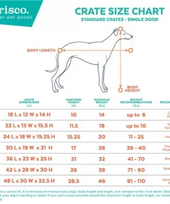 Frisco Fold & Carry Single Door Collapsible Wire Dog Crate -Pet Food Gear Shop 88792 PT2. SY630 V1621952540