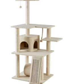 Frisco 62-in Faux Fur Cat Tree & Condo -Pet Food Gear Shop 92259 PT5. SY630 V1584453065